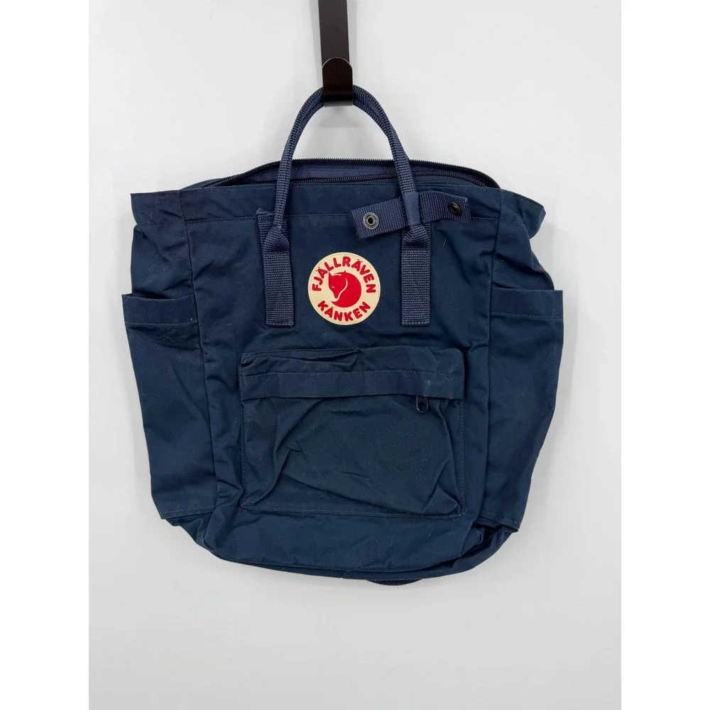Fjallraven Kanken Totepack Women OS Navy Blue Convertible Backpack Tote 23710